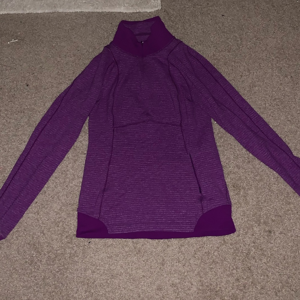 Lululemon purple quarter zip